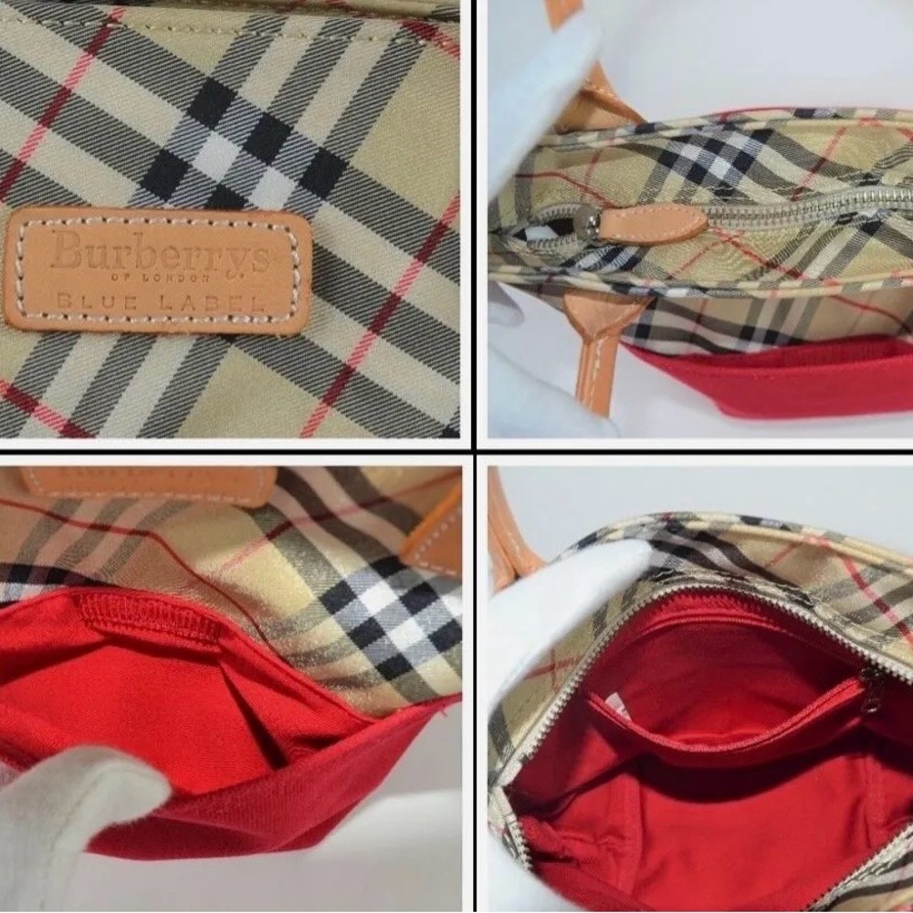 Burberry Red Canvas and Vintage Blue Label Japan - Picture 8 of 8
